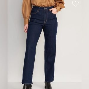 NWT Old Navy High Waisted Loose Jeans size 4 Long